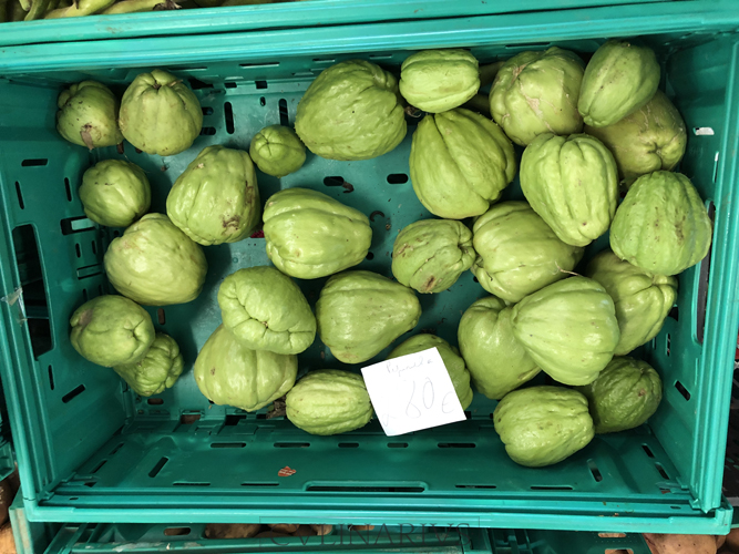 Pimpinela op de markt in Funchal, Madeira